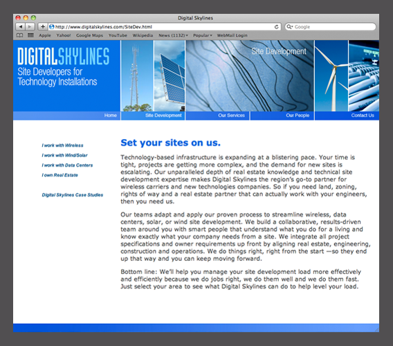 Digital Skylines Website